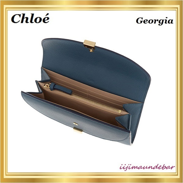 16-17AW新作 クロエ財布スーパーコピー CHLOE/Georgia/ジョージア/長財布/Georgia leather Long Wallet